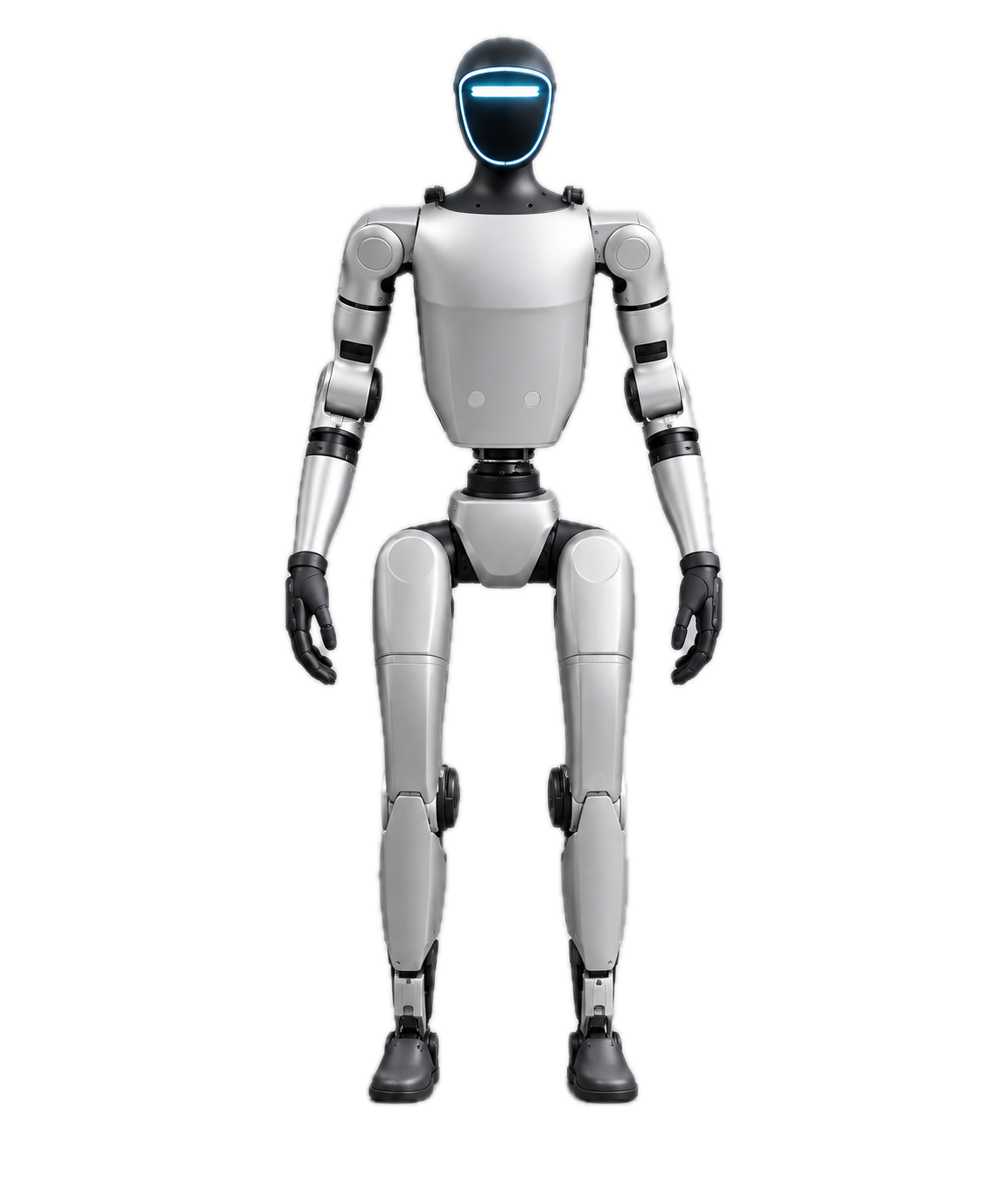 Ben, humanoider Roboter, frontal.